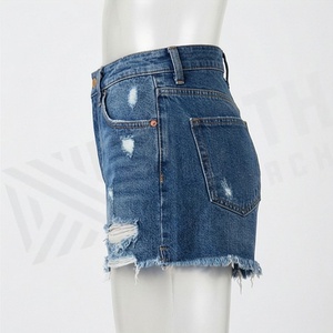 Shorts de Mezclilla Casuales de Cintura Media para Mujer, Cómodos, Transpirables, Personalizados, Prenda de Moda Premium para Verano - Product Image 3