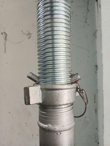 Étaiement en acier réglable de qualité internationale pour coffrage et construction industrielle, galvanisé à chaud - Product Image 3
