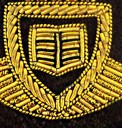 Nouveaux badges brodés au design original, faits à la main avec du fil de métal, fabriqués au Pakistan, forme et taille personnalisées - Product Image 5