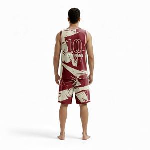 Tenue de sport respirante 2026, uniforme de basketball personnalisé avec votre propre design, en polyester léger de qualité supérieure - Product Image 2