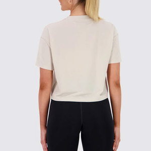 Camiseta Corta de Algodón para Mujer, Precio de Fábrica al por Mayor, Fabricante de Camisetas Deportivas, Camiseta Corta de Talla Grande para Mujer - Product Image 5