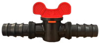 Raccord d'irrigation en plastique vierge à valve droite pour systèmes agricoles, couleur noir-rouge, OEM/Logo personnalisé, marque Vietdrip