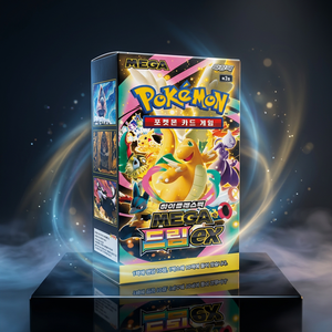 Juego de Cartas Pokémon Mega Dream EX Edición Coreana, Caja de Sobres con Impresión a Todo Color, Cartón, Diversión Familiar, Cartas Coleccionables Educativas - Product Image 5