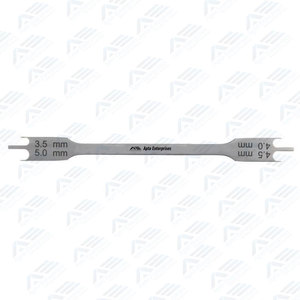 Meilleure vente : Jauge de hauteur de bracket avec jauge de hauteur de 3,5 mm, 4,0 mm, 4,5 mm – Équipements dentaires, instruments dentaires, instruments médicaux - Product Image 5