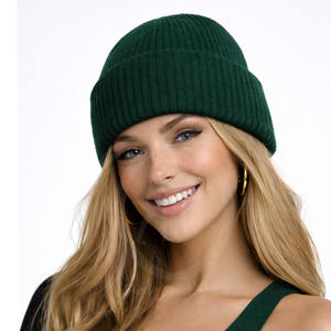 Bonnet en tricot gris – Bonnet d'hiver doux pour adolescents et adultes – Logo personnalisé en gros - Product Image 3