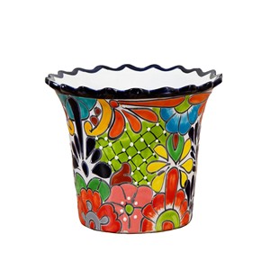 Wholesale Multicolor Jodhpur Wood <b>Planter</b> - Unique Handcrafted Flower Pot - Product Image 4
