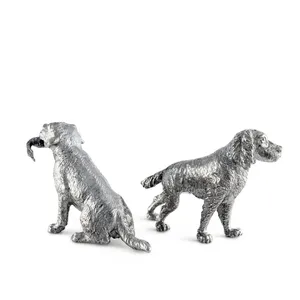 Escultura de Metal Popular con Forma de Animal para Mesa, Decoración del Hogar, Estante para Mascotas Tallado, Pieza Moderna Chapada en Oro Pulido con Impresión Digital - Product Image 3