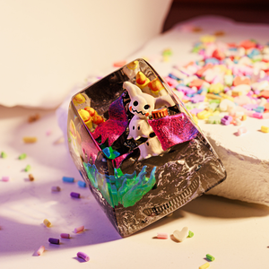 Teclas Artesanales Bosque Místico, Teclas Artesanales Personalizadas, Teclas Anime Lindas, Teclas Verdes, Juego de Teclas, Teclas de Madera - Product Image 6