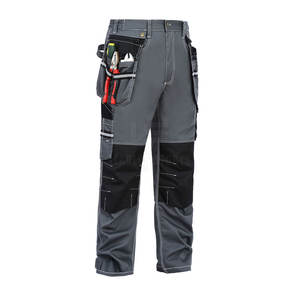 Pantalon de sécurité haute visibilité avec bande réfléchissante, tissu respirant pour vêtements de travail en extérieur EN STOCK - Product Image 2