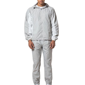 Manufacture Windbreaker Suits 100% Nylon Rain Waterproof Tracksuits Men's Solid Color <b>Wind</b> <b>Breaker</b> Track Suit Men 2026 HI - Product Image 2