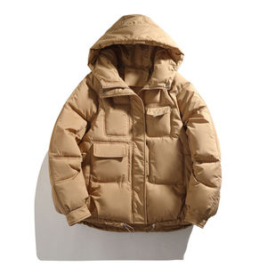Chaqueta acolchada con capucha para hombre al por mayor, chaqueta de invierno cálida y ligera, chaqueta acolchada informal de invierno para hombre al por mayor, chaqueta acolchada cálida. - Product Image 3