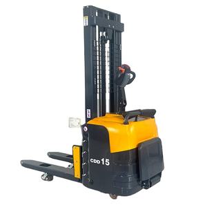 Apilador de paletas eléctrico de nuevo diseño, 1,6 M, 2,5 M, 3 metros, 2 toneladas y 2,5 toneladas, Walkie, elevador de mano hidráulico, carretillas elevadoras alimentadas por batería, venta - Product Image 1