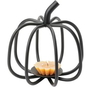 Premium <b>Black</b> Metal Ring <b>Candle</b> <b>Holder</b> Hanging Conical Shape Tabletop Decorative Stand for Home for Christmas - Product Image 4