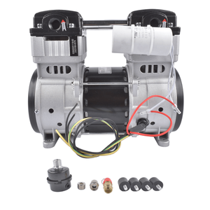 Compressore d'aria SP 9421 2HP 110V, silenzioso 70dB, senza olio, a pistone, 24 galloni, potenza 90KW, pressione 10-16-8 Bar, lubrificato - Product Image 4