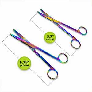 กรรไกรผ่าตัดสแตนเลสหลากสี Mayo Scissor มีตัวเลือกสีที่ปรับแต่งได้ ใช้ซ้ำได้ ฆ่าเชื้อได้ด้วยหม้อนึ่งความดัน - Product Image 4