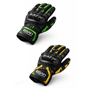 Guantes de Motocicleta Negros Unisex, Guantes de Motociclista Urbanos de Moda, Material PU, Deportivos, Dedos Completos, Elásticos, Duraderos, Transpirables, OEM Personalizados - Product Image 2