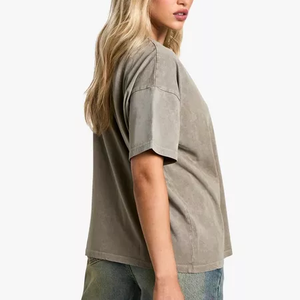 Nuevas Camisetas Oversize de Hombro Caído para Mujer al por Mayor, Lisas y Personalizables con Gráficos - Product Image 5