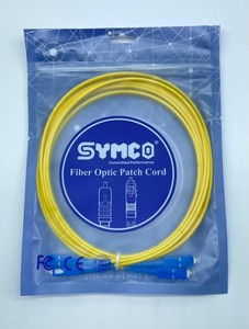 สายแพทช์ไฟเบอร์ออปติก SYMCO SC/UPC SC/UPC SM-DX-3.0-3M-2 เกรดโทรคมนาคม แบบดูเพล็กซ์ LSZH ผ่านการทดสอบจากโรงงาน 100% - Product Image 3