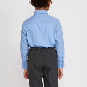 Chemises d'uniforme scolaire pour filles, manches longues, bleues, pour l'école primaire - Product Image 4