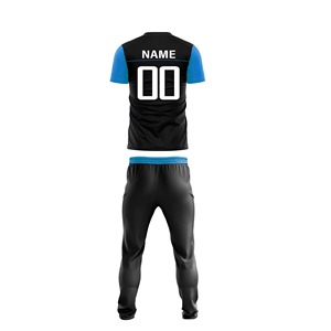 Men's Cricket Uniform Polo <b>Shirt</b> and <b>T</b>-<b>Shirt</b> Wholesale <b>Polyester</b> Cotton Printed Cricket Sets Top Quality Fabric - Product Image 4