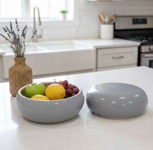 Frutero de Bambú Natural, Tazón para Servir Ecológico con Hermoso Diseño, Regalo de Cocina para Amantes - Product Image 3