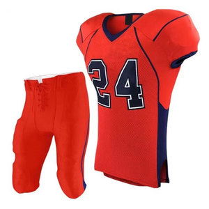 Uniformes de Fútbol Americano Personalizados de Primera Calidad, 100% Poliéster, Transpirables, de Secado Rápido, Antibacterianos, Cortos, para Todas las Temporadas, para Hombre - Product Image 3