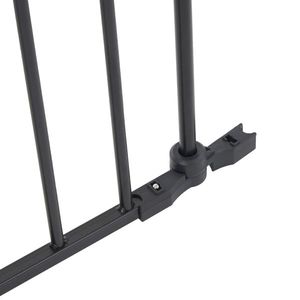 Prolunga Laterale Nera 70*80*2cm per Caminetti, Set di Accessori per Recinzioni a 1 Pezzo - Product Image 5