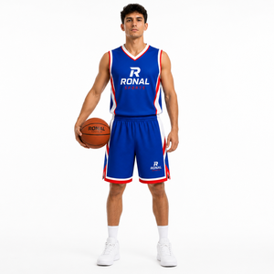 Uniforme de Baloncesto Multicolor, Ropa de Baloncesto Personalizada, Último Diseño, Uniforme de Baloncesto Personalizado de Calidad 100% Poliéster - Product Image 3
