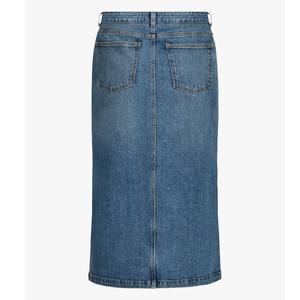 Nouvelles jupes midi en jean tendance 2026 pour femmes, avec fermeture personnalisée, teintes unies et respirantes - Product Image 2