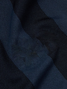 Chemise décontractée personnalisable pour homme, bleu marine, à rayures verticales, en maille, avec col contrastant, manches courtes, douce et respirante - Product Image 4