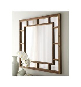 Miroir mural en bois toute l'année, gardant son intérêt décoratif au fil des changements saisonniers - Product Image 2