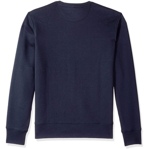 Wholesale Mens Navy Blue White Chest Panel Crew Neck Sweatshirt Long Sleeve Custom <b>Pullover</b> <b>Jumper</b> - Product Image 4