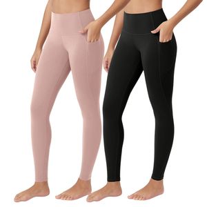 Leggings de Yoga Personalizados al por Mayor para Mujer, Cintura Alta, Sólidos, de Secado Rápido, Transpirables, Elásticos, para Fitness, Entrenamiento, Gimnasio, Correr, Ropa Deportiva - Product Image 1