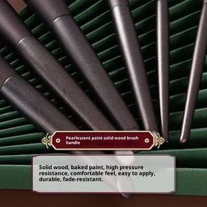 Set <span class=keywords><strong>de</strong></span> <span class=keywords><strong>Brochas</strong></span> <span class=keywords><strong>de</strong></span> <span class=keywords><strong>Maquillaje</strong></span> <span class=keywords><strong>de</strong></span> Marca Privada, 14 Piezas, para Definición Facial, Mezcla Controlada, Cobertura Equilibrada, Profesional - Product Image 3