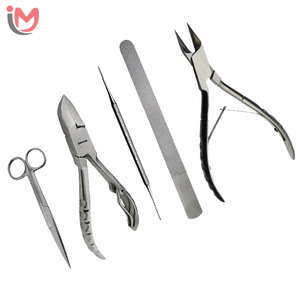 Juego de Instrumentos de Manicura y Pedicura al por Mayor, 7 en 1, Acero Inoxidable, Alta Calidad, Caja de Alicates para Manicura y Pedicura, OEM al por Mayor - Product Image 1