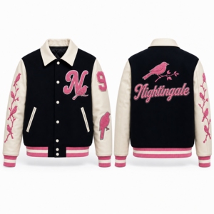 Veste universitaire pour femmes, vestes de baseball personnalisées pour femmes, vestes Letterman personnalisées, vestes universitaires vierges en gros - Product Image 1