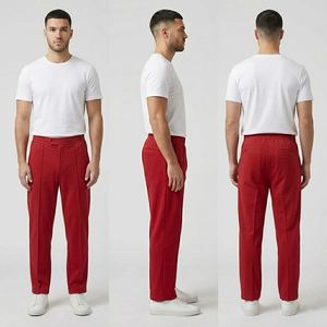 Men's Fleece Sweatpants Oversize <b>Trouser</b> Fleece Jogger Pants Men High Drawstring Waist Winter Sweatpants Mens - Product Image 3