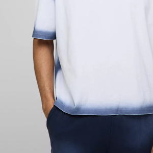 เสื้อยืดแขนสั้นผู้ชายใส่สบายระบายอากาศดีสำหรับฤดูร้อน  รับสกรีนสีและโลโก้  ทรงปกติ  ทรงบ็อกซ์  ทรงโอเวอร์ไซส์ - Product Image 4