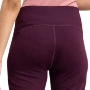 . <b>Women's</b> Burgundy High Waist Flare Pants <b>Stretch</b> Slim Fit Casual <b>Trousers</b> with Side Pockets Long Leg Soft Everyday Fashion - Product Image 4