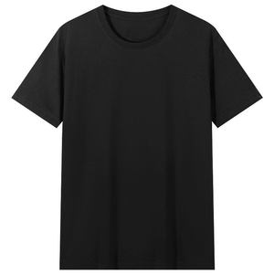 Blank Regular Fit Unisex Custom T-Shirt Front Anti-Wrinkle Breathable Eco-Friendly O-Neck Short Sleeve <b>Canvas</b> Drop <b>Plain</b> - Product Image 1