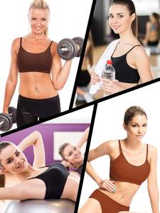 Bralette Grace Line para Mujer, Tejido Ajustado, Suave, con Retención de Forma, Transpirable, Capas Suaves, Cómodo para Uso Diario, Elegante - Product Image 3