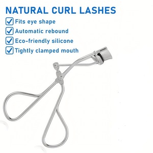 Recourbe-cils de haute précision avec poignée ergonomique, coussin en silicone souple, cadre métallique durable pour un recourbement doux et naturel - Product Image 3
