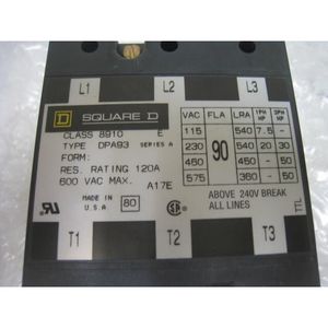Contactor Square D, Clase 8910, Tipo DPA93, de Trusted Global Legacy Semiconductor Equipment and Parts - Product Image 5