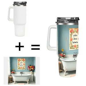 Stainless Steel Tumbler 40oz <b>Double</b> <b>Wall</b> Insulated Travel <b>Mug</b> For Security Patrol Use - Product Image 1