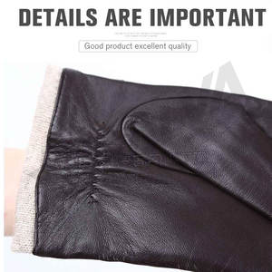 Guantes de Piel de Cabra Hechos a Medida de Primera Calidad, Estilo Sencillo para Uso en Exteriores y Playa, Guantes y Manoplas de Cuero - Product Image 4