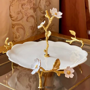 Support à gâteau de haute qualité avec un design unique fait à la main pour la décoration de table, aspect élégant, support à dessert en bois, forme arrondie - Product Image 3