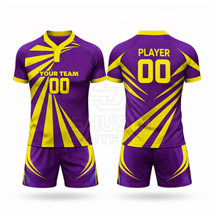 Nouveaux maillots de club de haute qualité, kit personnalisé, impression par sublimation, jersey en polyester, OEM - Product Image 5