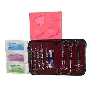 Kit de Práctica de Sutura para Estudiantes: Almohadillas para Suturación de Heridas, Instrumentos Médicos, Kit de Entrenamiento de Sutura - Product Image 1