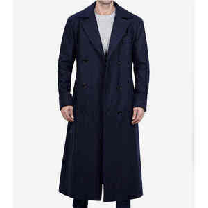 Manteau Trench Élégant en Mélange de Laine pour Homme – Veste d'Hiver Chaude et Longue pour l'Automne – Style Urbain Décontracté et Habillé – Vente en Gros - Product Image 2