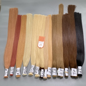 Venta al por mayor a granel vietnamita crudo 100% extensiones de cabello humano sin procesar precio barato sin enredos - Product Image 5
